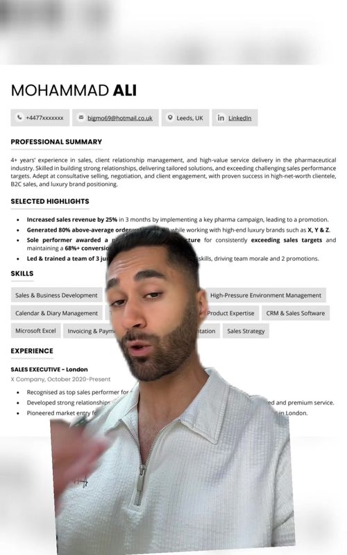 warning - if your CV is too good you’ll be overwhelmed with opportunities and job interviews. Uh oh! #cv #cvwriting #resume #career #jobsearch 