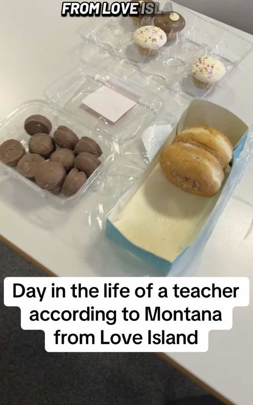 Day in my life as a teacher according to Montana from love island #teachersoftiktok #dayinthelife #teachertok 