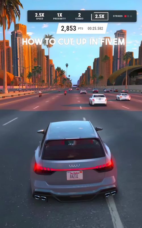 How To Cut Up, Drift & Race in FiveM Overtake City! #fivem #cars #drifting #cuttingup #racing 