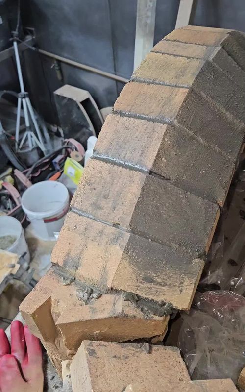 Wood-fired pizza oven arch 🙂uk 🇬🇧 🇬🇧 abbqinfo.co.uk #profesional #outdoorcooking #handmadecraft #foryoupage❤️❤️