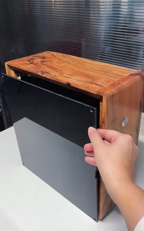 A new order Skymnos PC !! Intel i5 12400 32Gp RAM Olive edition !! #pcgaming #office #woodwork #customdesign #handmadecraft