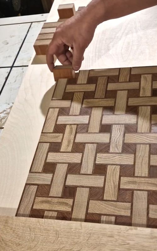 So many pieces. 👀 #woodworking #cuttingboard #handmadecraft #woodart #woodworkingproject