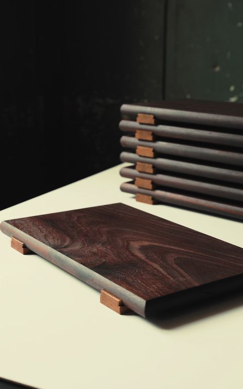 Made a few cutting boards / serving boards in oak and walnut and really like how they turned out. Each one handmade and finished with oil. They’ve got sliding dovetail feet that help them stay flat longer. Only three left. Message me if you want one or maybe need a Christmas gift for someone.